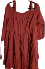 Lane Bryant Cold Shoulder Dress Wonans Plus Size 22 Mauve