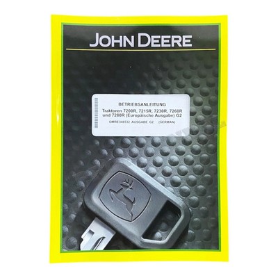 JOHN DEERE 7200R 7215R 7230R 7260R  7280R  TRAKTOR BETRIEBSANLEITUNG