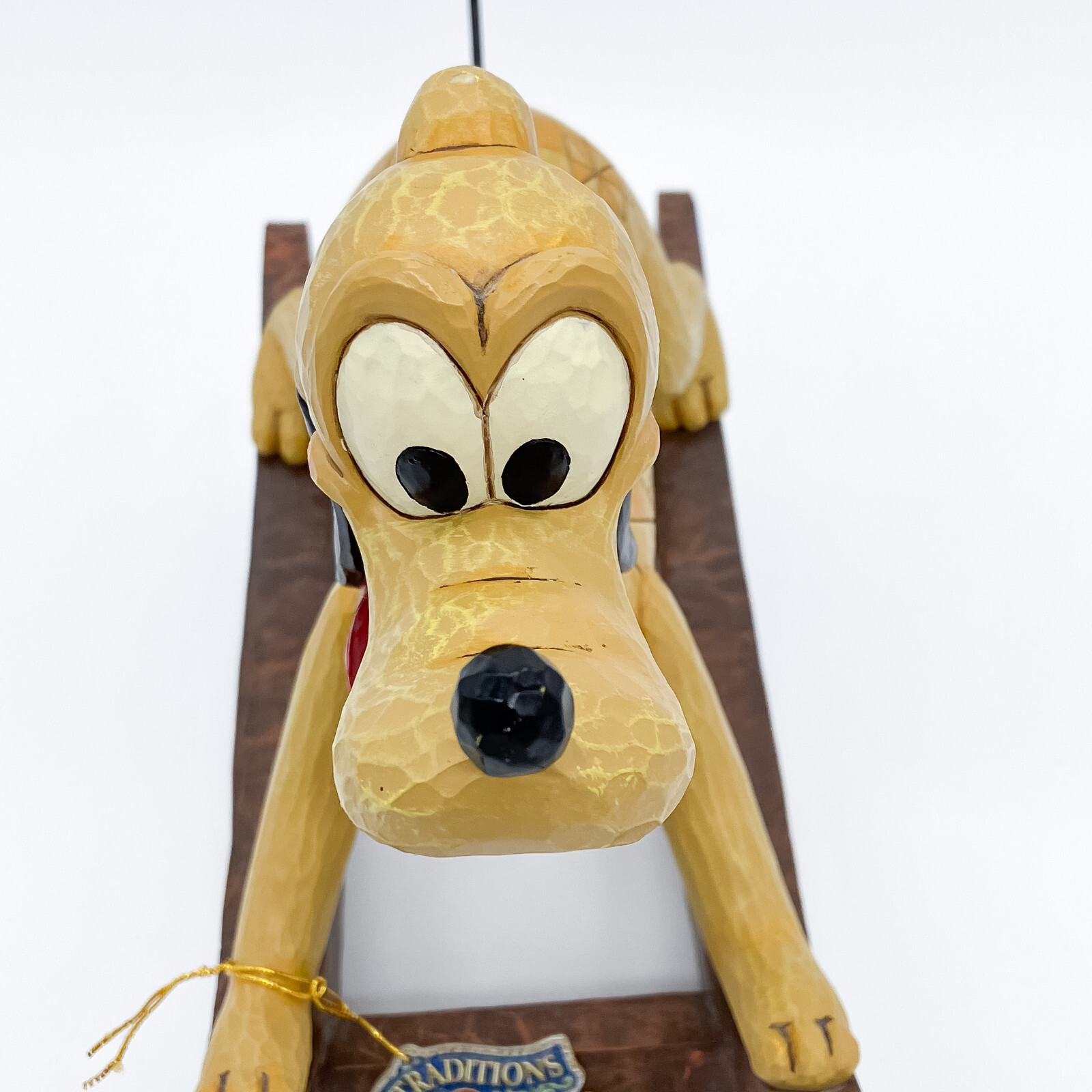 Jim Shore Faithful Friend Pluto Dog Rocking Horse Walt Disney ...