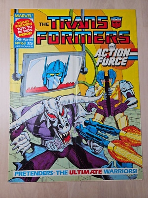 Transformers Issue 163 UK Edition April 1988 Marvel Comics Sleeved