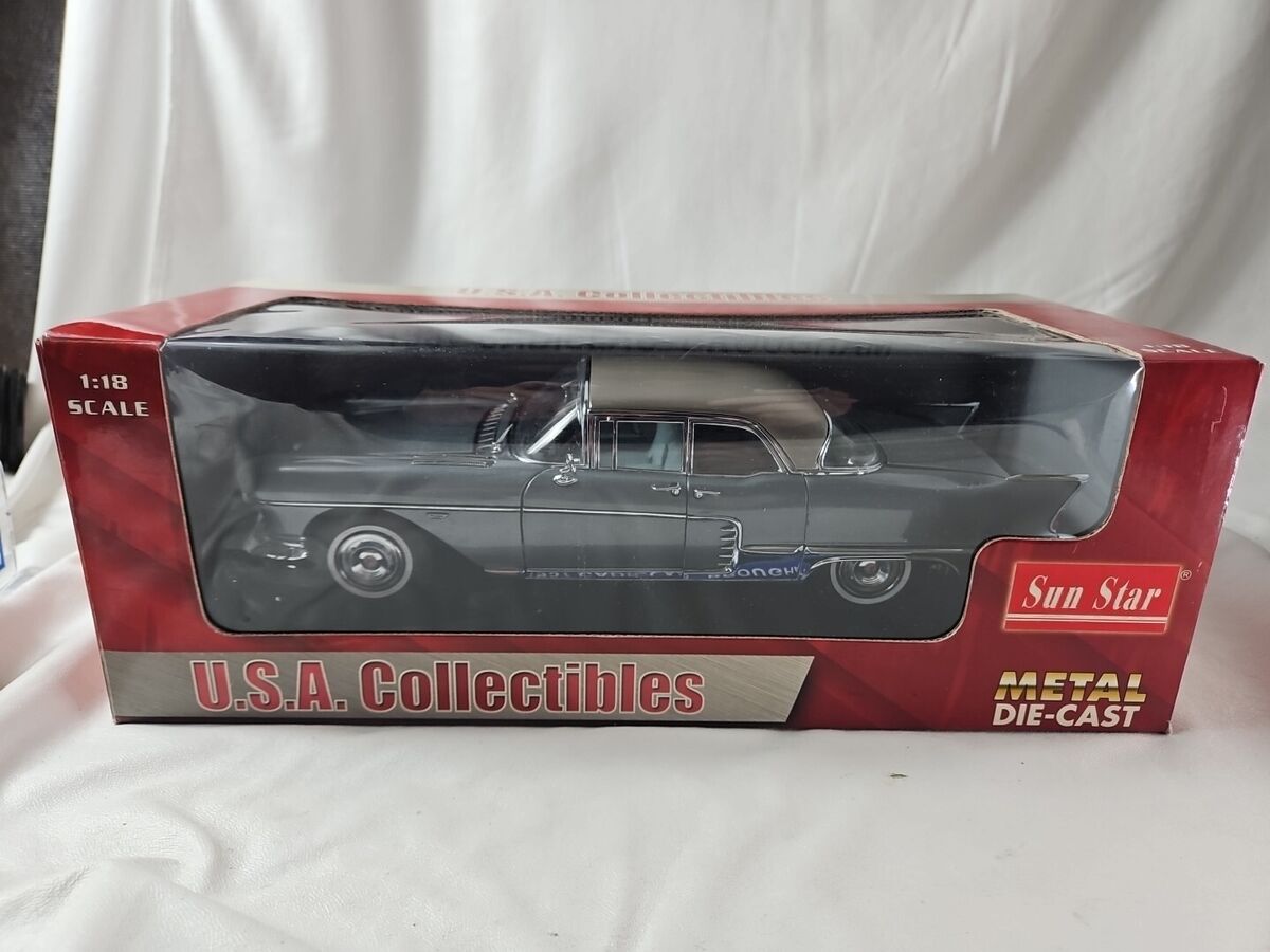 Sun Star 1:18 Scale 1957 Cadillac Brougham Deauville Gray Sun Star 1:18 Scale 1957 Cadillac Brougham Deauville Gray