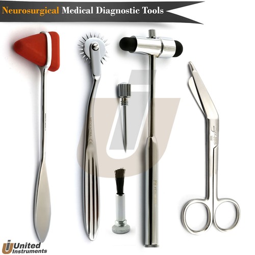 Medizinischer Reflexhammer Wartenberg Stiftrad neurochirurgische Diagnoseinstrumente - Bild 6 von 6