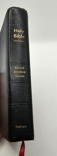 Holman RSV Revised Standard Version Bible 1962 Concordance Persian Grain Leather - Picture 8 of 20