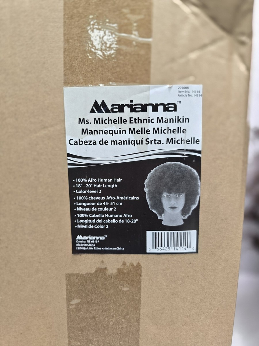 Marianna Ms Michelle Ethnic Manikin Mannequin Head 100& Real