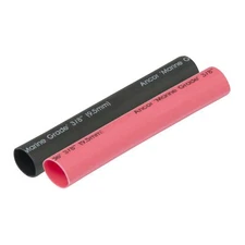 Ancor 304602 Heat Shrink Tubing, 3/8" x 3", Black & Red Combo Pack