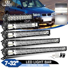 Dual Row 7-52inch LED Light Bar Spot Flood Dr...