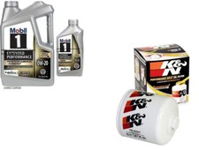 Mobil1 E/P 0w20 Full Synthetic Engine Oil - 6 Quarts w/K&N HP-2004 Oil Filter