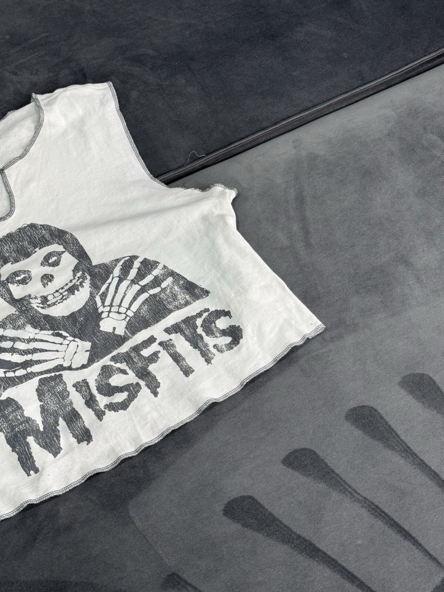 Misfits Vintage Tank Top Women's Size L Skull Goth Monster Logo