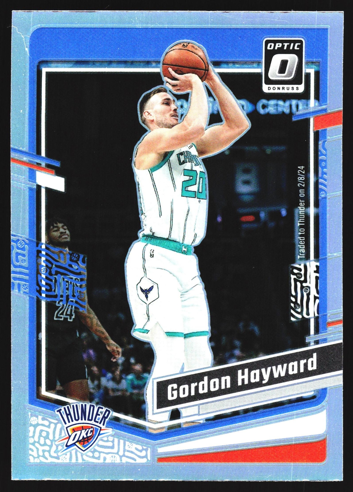 Gordon Hayward HOLO 2023-24 Donruss Optic Holo Oklahoma City Thunder NBA Card