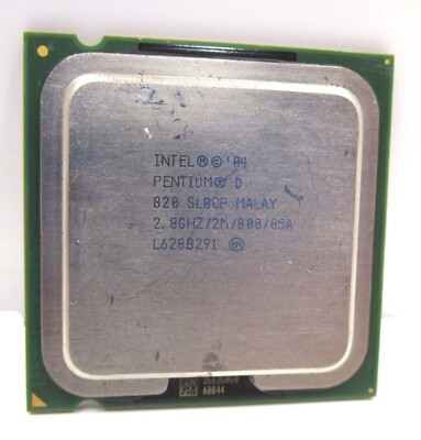 INTEL Pentium D 820 Processor @ 2.80GHz 2MB 800MHz LGA775 SL8CP