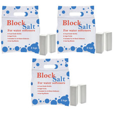 3 Pack 6 Block Salt Water Softener for Harveys 100% Pure Natural UK Salt Block
