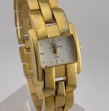 Liz Claiborne Watch Womens 21mm Case White Dial Quartz Three Hands