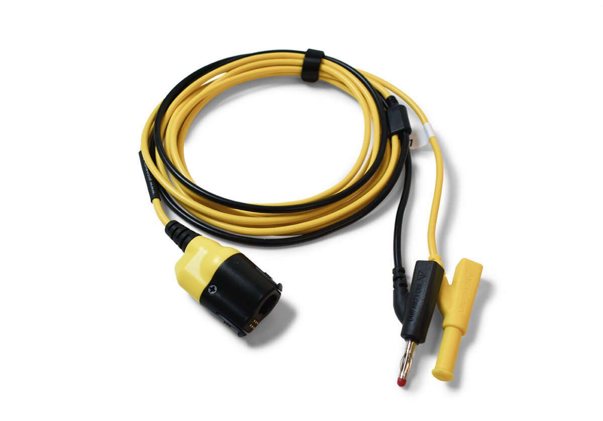 Pico Technology PicoScope PicoBNC+ Test Lead 4mm permanent ground 3m Yellow