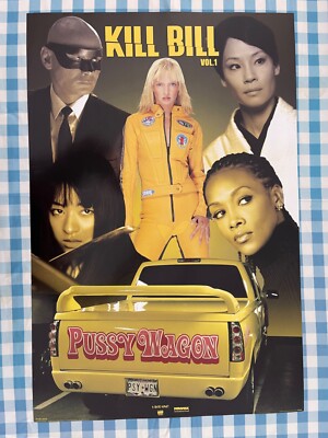 KILL BILL, WAGON, UMA THURMAN,TARANTINO, RARE 2004 POSTER | eBay