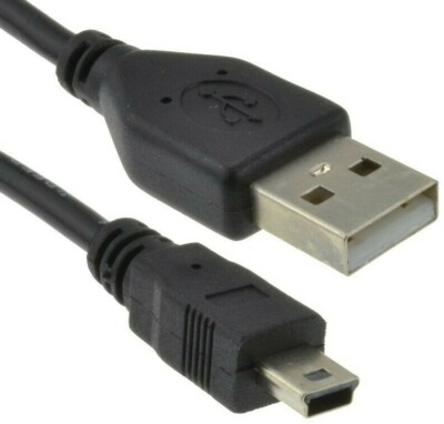 0.5M,USB 2.0 HI SPEED A MALE TO MINI B 5 PIN PLUG CABLE,24 AWG POWER & DATA LEAD