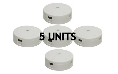20A Junction Box 4 Terminal Electrical Wiring Cable Connector Plastic White 59mm - Picture 5 of 8