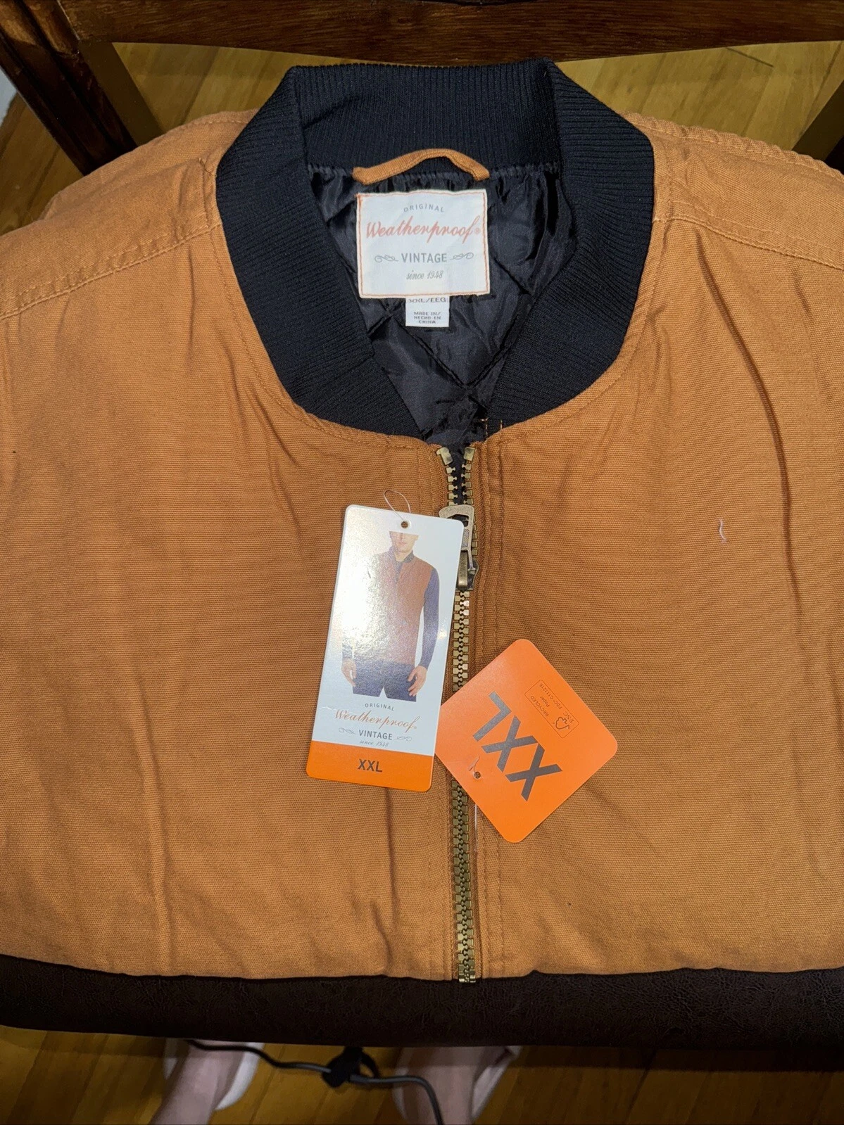 Weatherproof Vintage Men’s Utility Canvas Vest Brown , Blue B51