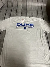 NWT Men’s Nike Duke Blue Devils Football Tshirt XXL Dri Fit Grey 2X Short Sleeve