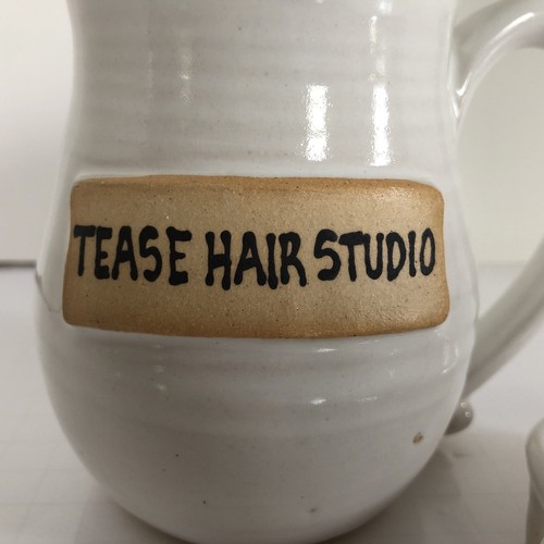 Joyful Clay Hand Thrown Pottery Mug & Saucer/ Spoon Holder, W Tease Hair Studio - Imagen 11 de 11