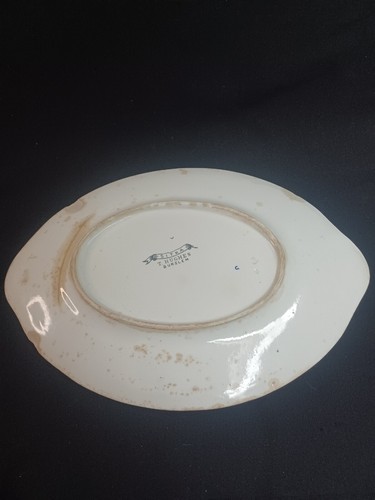 Antique T. Hughes Meat Platter Asiatic Pheasants - Picture 16 of 19