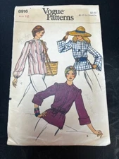 Vogue Patterns (Misses' Blouse) size 12