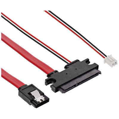 InLine  SATA Anschlusskabel für Banana Pi, mit Daten- und Stromanschluss, 0,35m