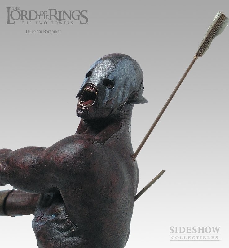 1/6 Lord of The Rings Uruk-Hai Berserker Statue Sideshow JC 1/6 Lord of The Rings Uruk-Hai Berserker Statue Sideshow JC