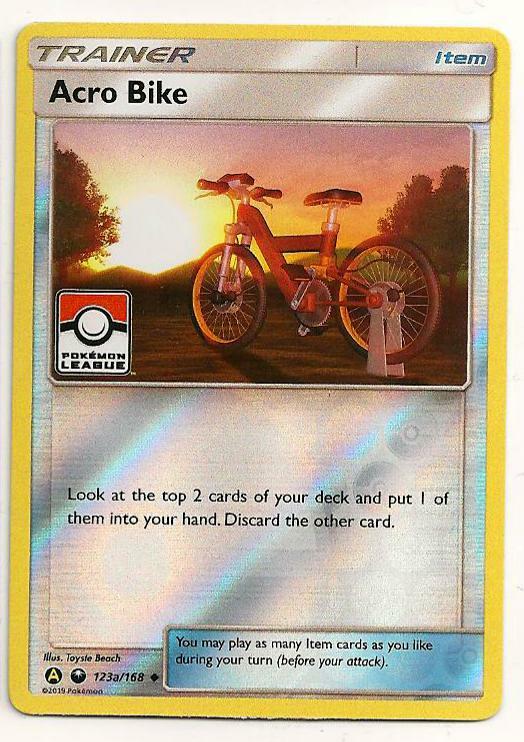 4x Acro Bike Holo Foil Pokemon Promo Rare HOT MINT 