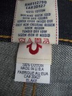 NEW True Religion Jeans 32 x 35 Straight Leg Phantom Blake Raw Dark Blue Denims — photo 10