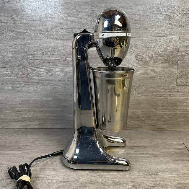 Hamilton Beach Drink Master Classic Chrome Milkshake Maker Mixer 730c