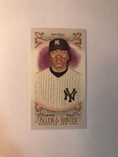 2021 Topps Allen & Ginter Mini SP Base #315 Hideki Matsui - New York Yankees