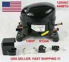 SIKELAN ADW43T6 REFRIGERATION COMPRESSOR 1/6 HP 444BTU 110-120V R134A 50-60HZ