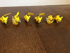 POKEMON Miscellaneous Pikachu Toy Action Figures 6x See Pics