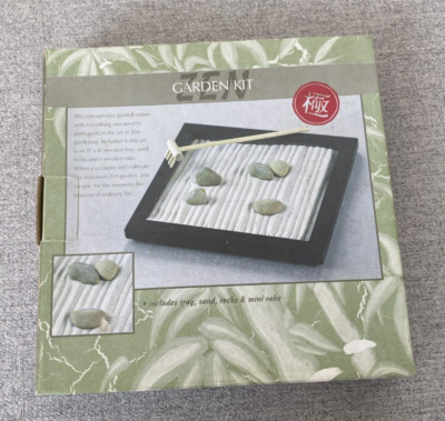 Mini Desktop Zen Garden Kit Asian Arts SEALED
