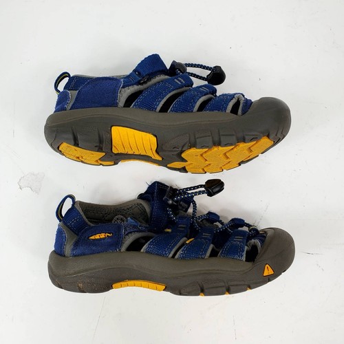 Keen Unisex Kids Newport H2 Sport Sandal Blue Hiking Bungee Cord Hook & Loop 11 - Picture 5 of 10