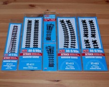 Peco 00-9 code 80 009 Setrack Narrow Gauge Turnouts Points Straights Curves