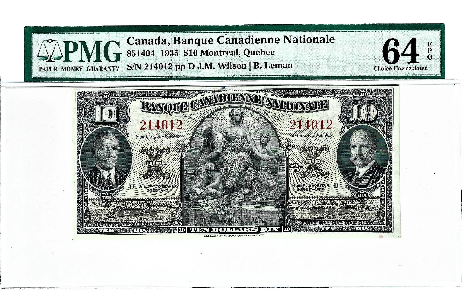 1935 año de billetes de Norteamérica y Centroamérica