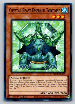 Crystal Beast Emerald Tortoise SDCB-EN003 1st Edition