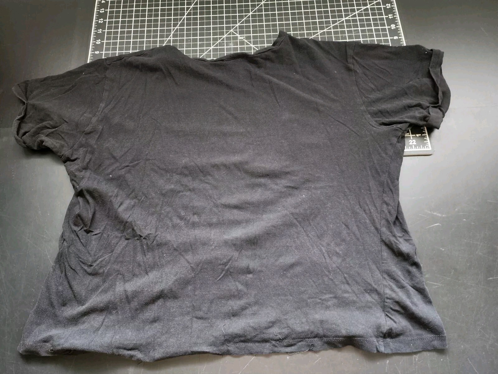 Dirtee Laundry Shirt Womens XL Black Sunflowers Graphic Tee DISTRESSED HOLES