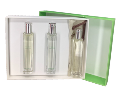 香水(ユニセックス) HERMES Collection Parfume-Jardins NEW Hermes Parfums-Jardins Collection Set EDT Spray 3 X 0.5 fl oz