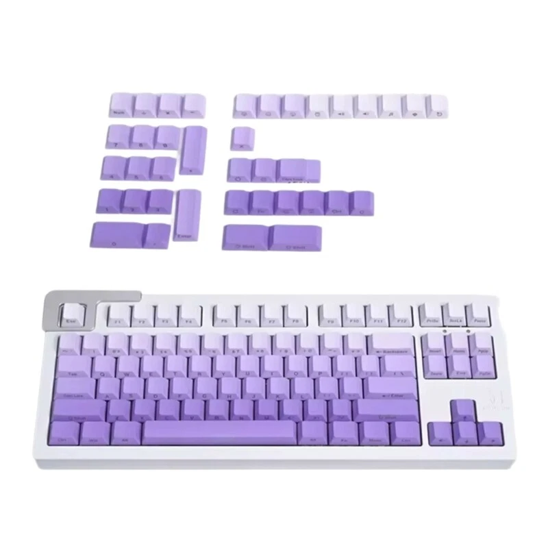125 PBT Mechanical Keyboard Keycaps with Side or Top Engraving in Vibrant Colors for Enhanced Durability and Style 125 PBT Mechanical Keyboard Keycaps with Side or Top Engraving in Vibrant Colors for Enhanced Durability and Style