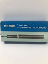 Vintage Superscope Ec-1 Elecrtic Condenser Microphone Japan W/owner's Manual