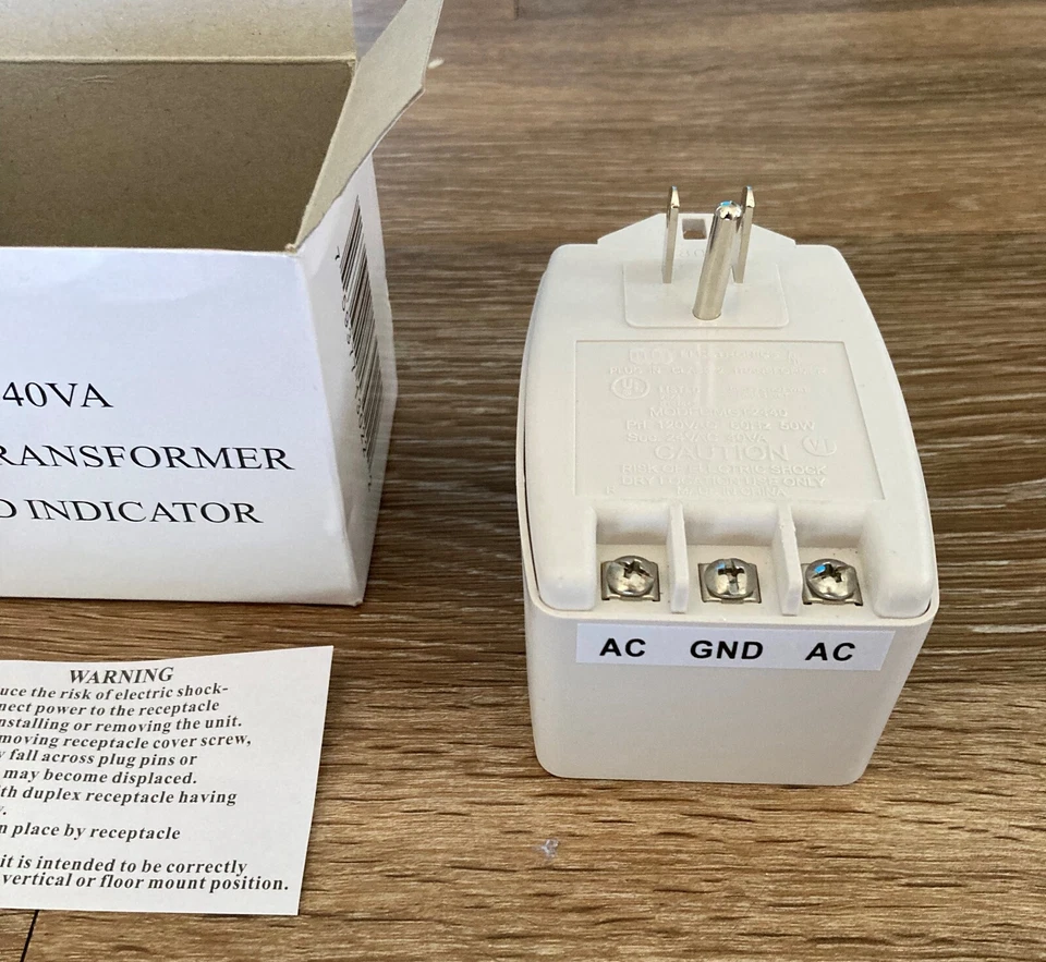 Transformador MG Electronics MGT2440 Clase 2 con LED 24 voltios CA 40 VA (NUEVA CAJA ABIERTA) Foto 4 de 4