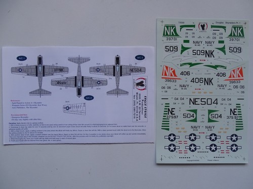 Eagle Strike decals 1/72 Douglas AD-6 / A-1H Skyraider - Picture 3 of 3