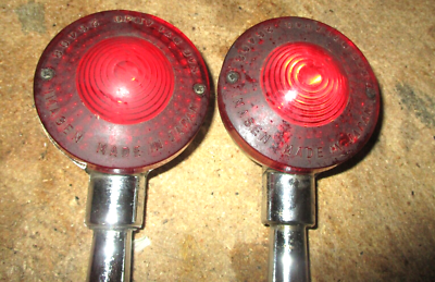 Vintage Yamaha Motorcycle Turn Signal ~ SAE D 71; AU 40; 26408