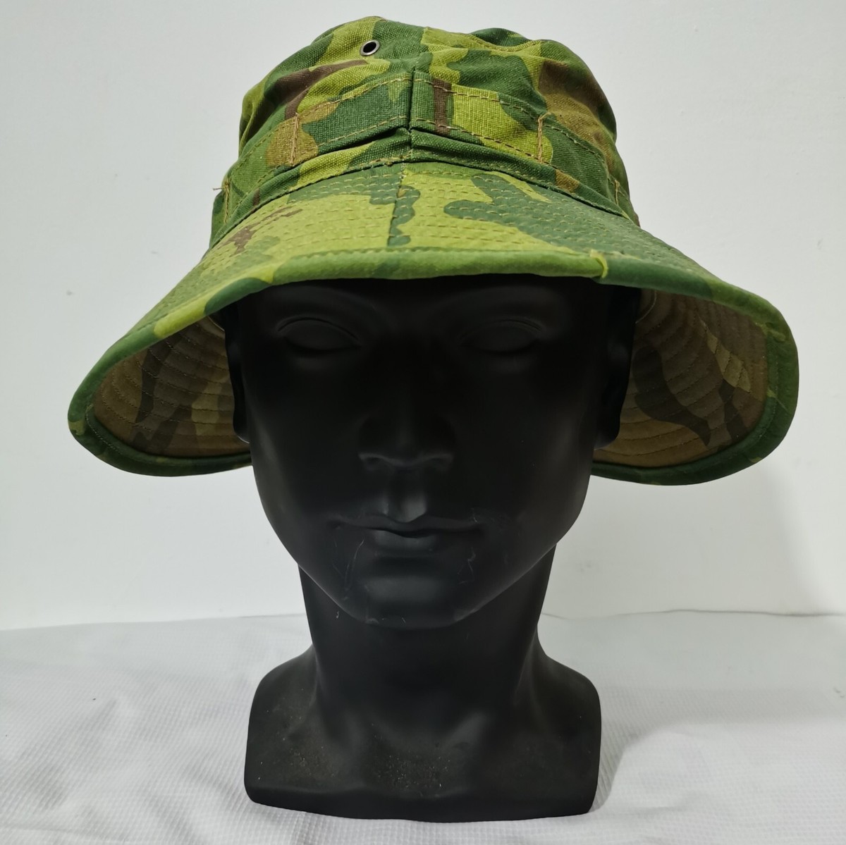 Vietnam War US Army Mitchell Camouflage Boonie Cotton Big Brimmed