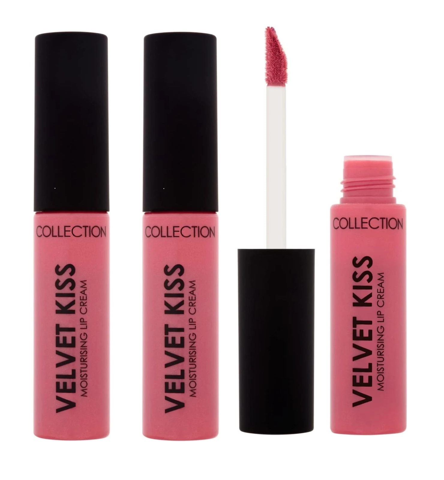 3 pcs Collection Velvet Kiss Moisturising Lip Cream | All Shade Cotton Candy 1 |
