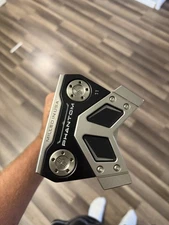 Scotty Cameron Phantom 11 Milled Mallet Putter RH Steel Shaft Black/Silver 37”