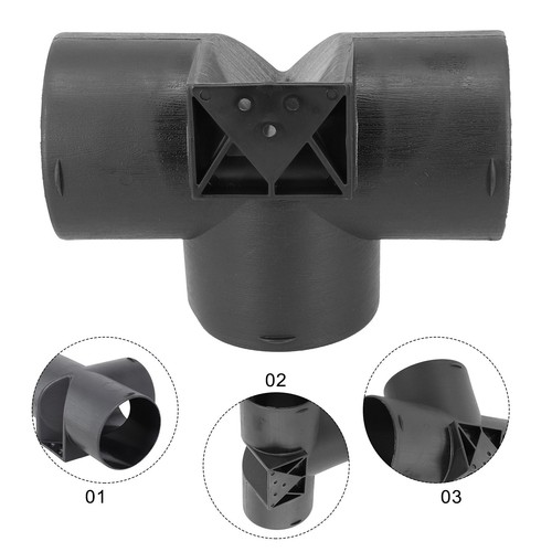 Efficient Heat Distribution T Piece for Webasto Diesel Heater Warm Air Outlet - Picture 7 of 24