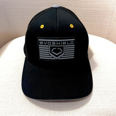 Evoshield Fitted Hat Mens Extra Large Black Baseball Stretch Trucker Athletic